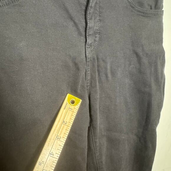 NYDJ Curves 360 Jeans Women's 8 Short Black Denim High Rise Straight Casual - Picture 3 of 13